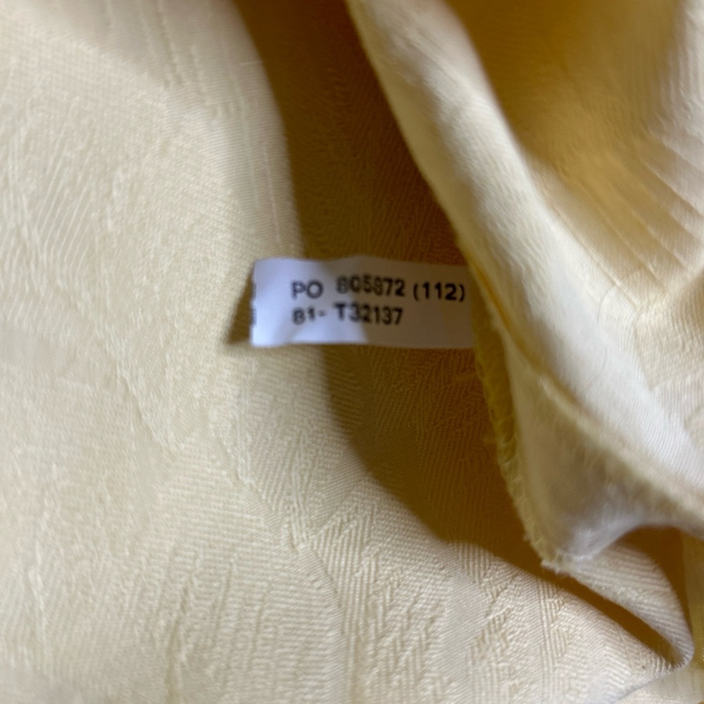 Tommy Bahama Silk Shirt Men’s Large Yellow Textured Short Sleeve Camp Casual - Picture 5 of 12